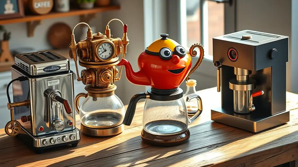 unique and bizarre coffee makers