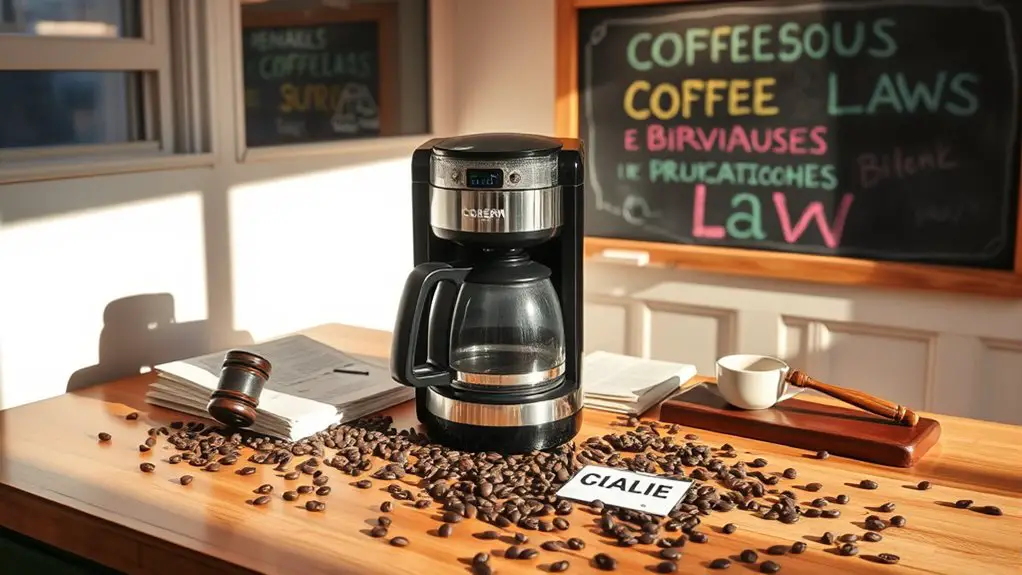 unusual coffee maker regulations