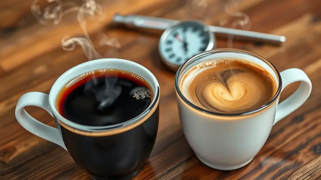 water temperature influences coffee strength